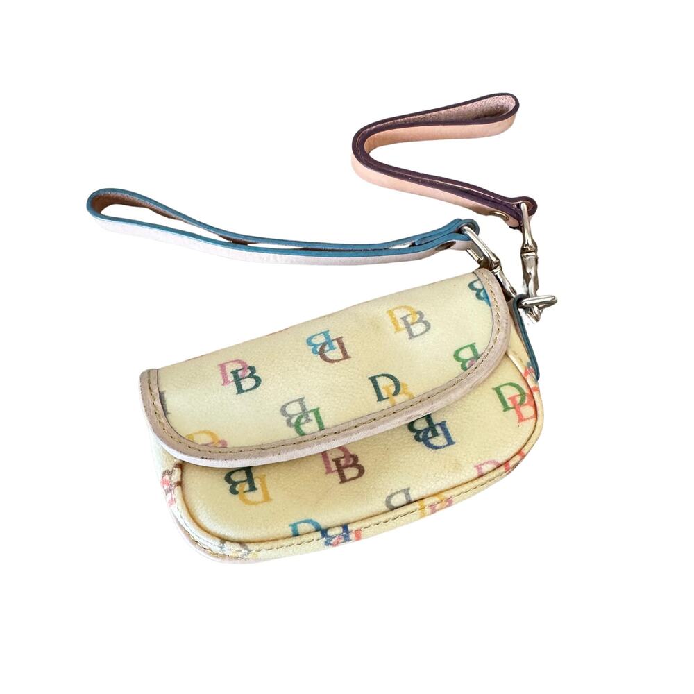 Vintage Dooney & Bourke Logo Wristlet